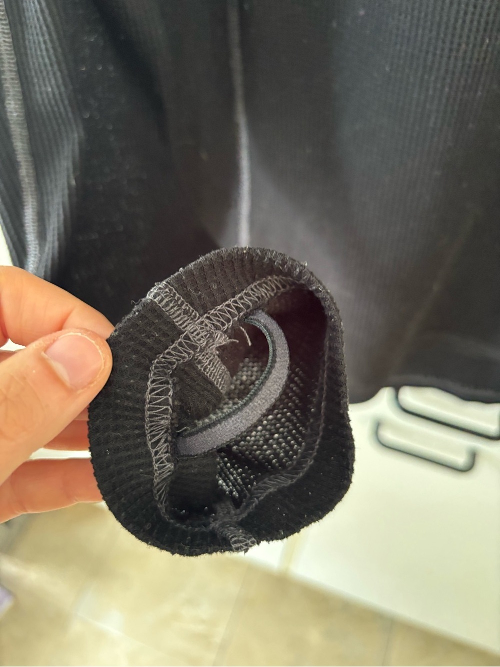 Carhartt Force Waffle Knit Thermal Long Sleeve Black Men Large Minimalist Skate - Picture 5 of 10